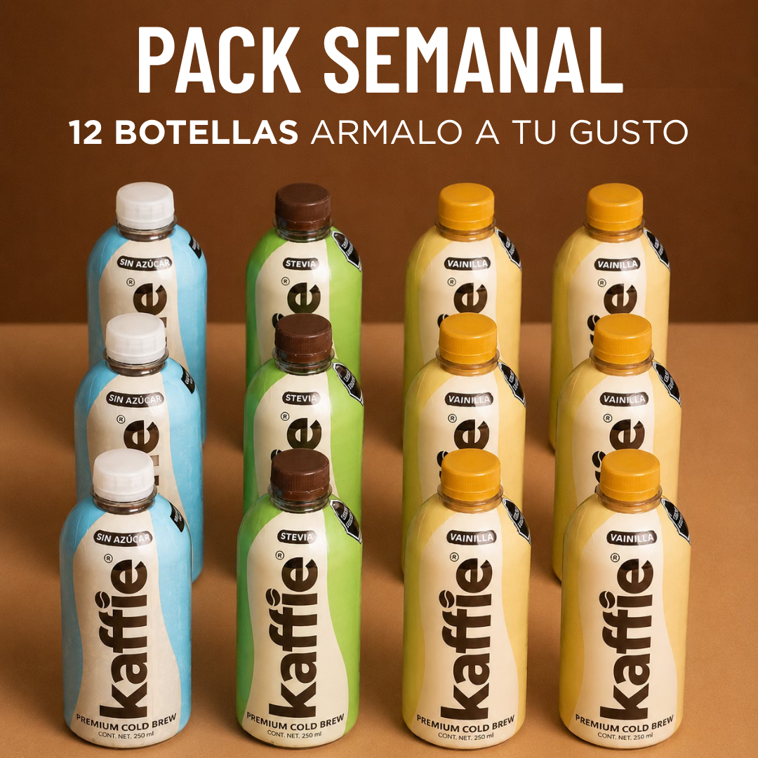 kaffie‎® Pack Semanal (12 botellas)