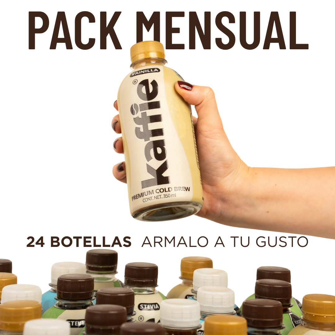 kaffie‎® Pack Mensual (24 botellas)
